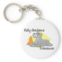 Cartoon Rally Obedience Schnauzer