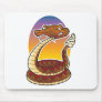 Cartoon Rattlesnake Mouse Pads