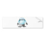 Cartoon Robot Bumper Sticker