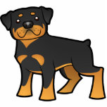 Cartoon Rottweiler photo sculptures