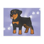 Cartoon Rottweiler Postcard