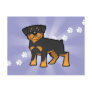 Cartoon Rottweiler Post Card