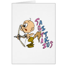 Cartoon Sagittarius Greeting Card