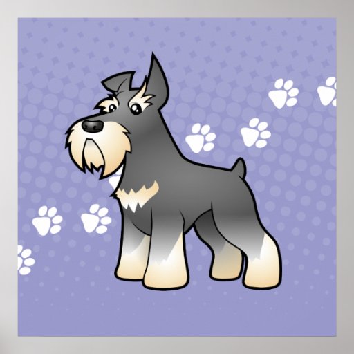 Cartoon Schnauzer | Zazzle