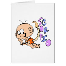 Cartoon Scorpio Greeting Cards