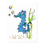 Cartoon Seahorse Cute Post Cards