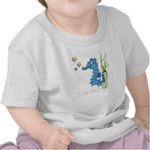 Cartoon Seahorse Cute T Shirt