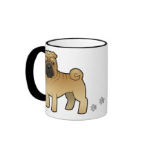 Cartoon Shar Pei Mugs