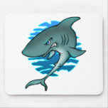 Cartoon Shark Mouse Pad