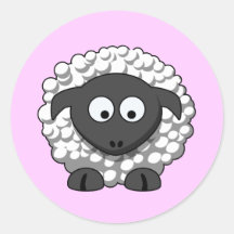 Cartoon Sheep Sticker