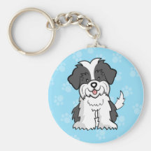 Cartoon ShihTzu Keychain