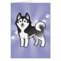 Cartoon Siberian Husky / Alaskan Malamute