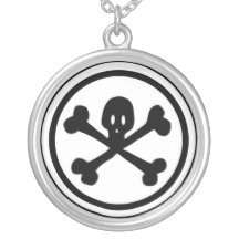 Cartoon Skull & Crossbones Logo Custom Jewelry