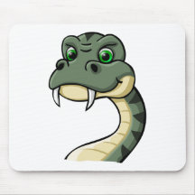 Cartoon Snake Mouse Pad