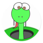 Cartoon snake stickers