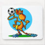Cartoon Soccer Monkey Mouse Pad