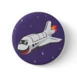 Cartoon Space Shuttle buttons