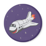 Cartoon Space Shuttle magnets