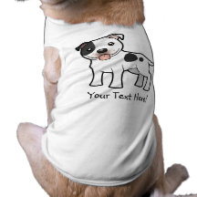 Cartoon Staffordshire Bull Terrier Pet T-shirt