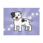 Cartoon Staffordshire Bull Terrier