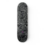 Cartoon Swede - Black / White / Magenta Sketch skateboards