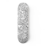 Cartoon Swede - White / Black skateboards