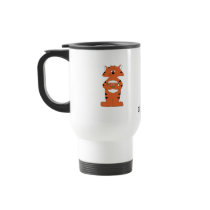 Cartoon Tiger With Watermelon Mug