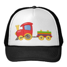 Cartoon Train Mesh Hats