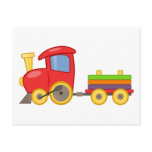 Cartoon Train postcards