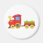 Cartoon Train Refrigerator Magnet