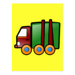 Cartoon Truck Post Cards