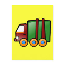 Cartoon Truck Post Cards