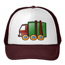 Cartoon Truck Trucker Hats