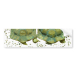 Cartoon Turtles Bumper Sticker bumper stickers