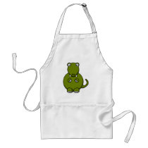 Cartoon tyannosaurus rex aprons