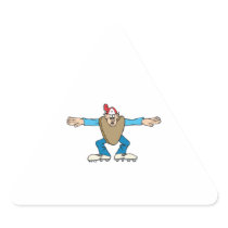 cartoon ump umpire calling SAFE Sticker