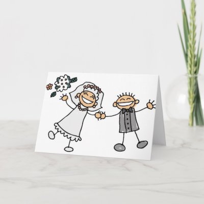 Cartoon Wedding by TheBridalShop Designer Invite Postage Stamps See more