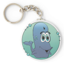 Cartoon Whale Keychains