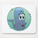 Cartoon Whale mousepads