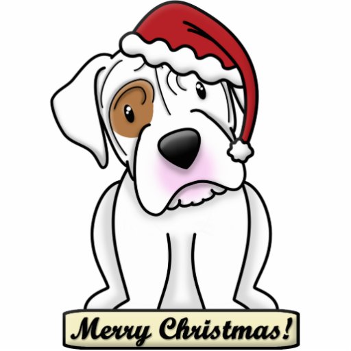 cartoon white boxer christmas ornament zazzle white boxer christmas ornament