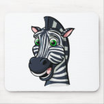 Cartoon Zebra mousepads