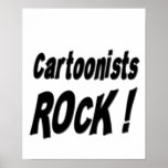Cartoonists Rock! Poster Print