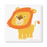 Cartoony lion magnet