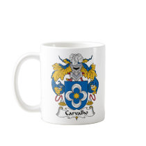 Carvalho Family Crest Mugs