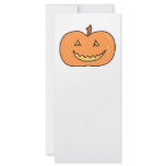 Carved Happy Pumpkin. Halloween. Custom rack cards