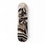Carvings Near The Grand Central Market In La skateboards