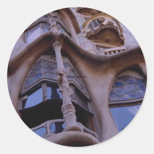 Casa Batllo, Barcelona, Spain Stickers