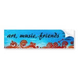Casa Bonita Bumper Sticker, Art Music Friends
