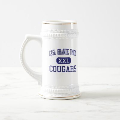 Casa Grande Union - Cougars - High - Casa Grande Mug by customteamsportswear
