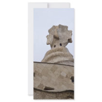casa mila barcelona rack card design